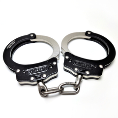 Black W/Nickel Handcuff in Carbon Steel 1020 - buy online