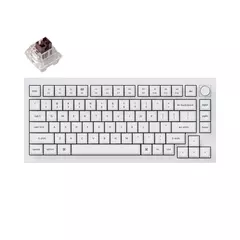 Q1 Pro QMK/VIA Fully Assembled Knob Keychron K Pro Brown Switch Color Shell White Special Edition