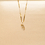 Collar LUZ COSMICA (Cuarzo rutilado con baño de oro) - comprar online