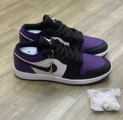 Tênis Air Jordan 1 Low "Court Purple" na internet