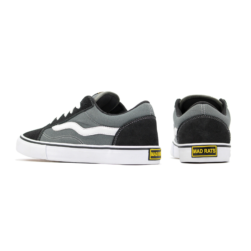 Estilo Tênis Todo Preto: Old Skool All Black Mad Rats