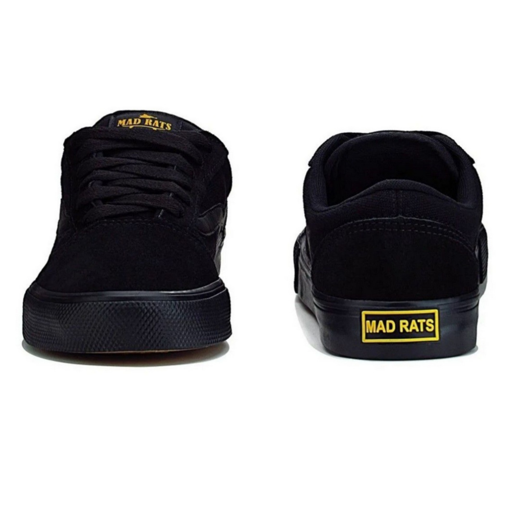 Tênis Mad Rats Sem Cadarço Slip On All Black