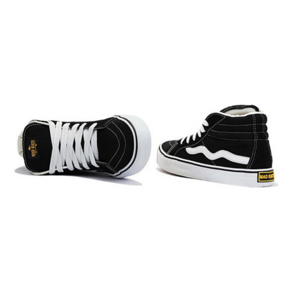 Tênis Mad Rats Cano Alto Hi Top Preto