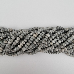 AGATA DONA FACETADA 4mm MARMOL GRIS CLARO - PI95