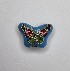 PASANTE CLOISONNE MARIPOSA TURQUESA - UND- PI135