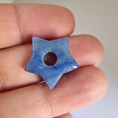 ESTRELLA PASANTE CUARZO AZUL 26mm - UND - PI152 - comprar online