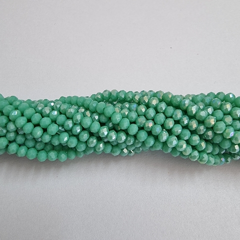 CRISTAL DONA 2mm VERDE AGUA - TIRA - CD235