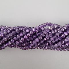 CRISTAL DONA 4mm VIOLETA BRILLANTE - TIRA - CD440