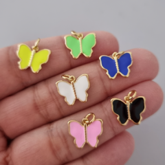 DIJE ESMALTADO MARIPOSA - comprar online