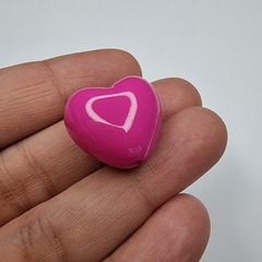 PASANTE CORAZON 19mm FUCSIA - UND - PL120 - comprar online