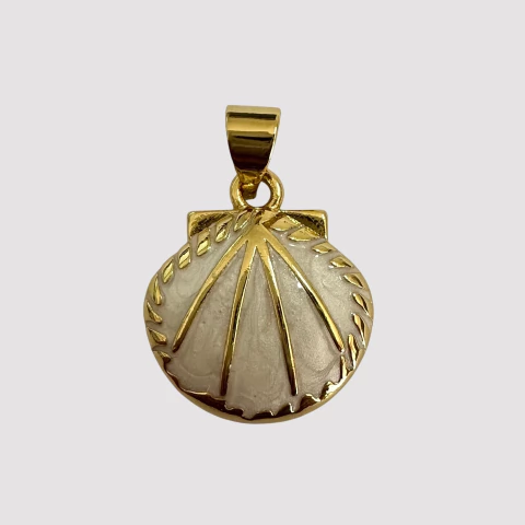 DIJE OSTRA ESMALTADO NACARADO - DI544