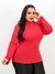 Blusa plus size - Cacharrel segunda pele plus size com a gola alta 