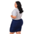 Saia Plus Size Marinho - comprar online