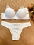 Conjunto Em Microfibra Branco #01489000