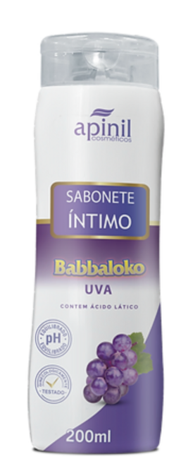Sabonete Íntimo Babaloko Uva 200 ml Apinil - Fábrica da Sedução