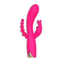 Vibrador feminino Triplo Prazer Vaginal, Clitoris e Anal Recarregável - NV Toys - Fábrica da Sedução - comprar online