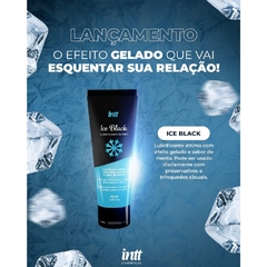 Lubrificante Ice black a Base de Água com sabor Menta 50 ml Intt - FABRICA DA SEDUÇÃO - comprar online