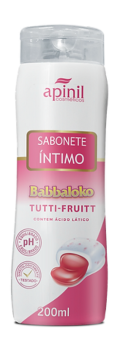 Sabonete Íntimo Babaloko Tutti Frutt 200 ml Apinil - Fábrica da Sedução