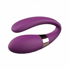 Imagem do Vibrador de Casal Recarregável com Controle remoto 7 Vibrações Sex Massager - Dibee - Fabrica da Sedução