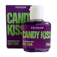 CANDY KISS HOT CALDA BEIJÁVEL COM EFEITO QUENTE 35ML FEITIÇOS- FABRICA DA SEDUÇÃO