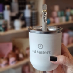 Mate,de Acero inoxidable Blanco - Comprar en Mi Matero