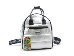 Mochila Napoles Matelasse Plata