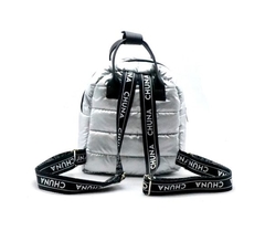 Mochila Napoles Matelasse Plata - comprar online