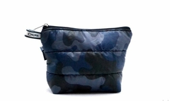 Necessaire Tina camuflado azul