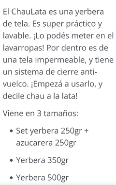 Yerbera chaulata 350gr en internet