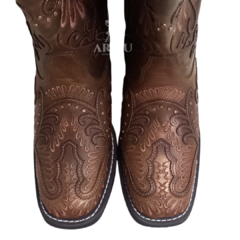 Bota Texana Goyazes Feminina Tabaco 205B 243201