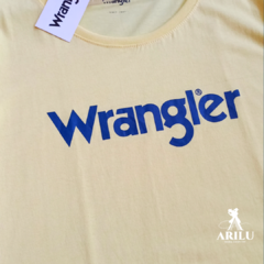 T-Shirt Wrangler Feminina Amarela WF8000AM - comprar online