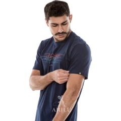 Camiseta Ox Horns Masculina Azul Marinho 1707 - comprar online