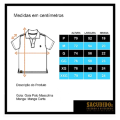 Polo Sacudido's Masculino Vinho PL07-17 - Agroarilu Moda Country