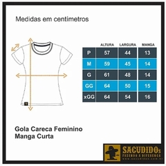 T-Shirt Sacudido's Feminina Azul BLFS052 - Agroarilu Moda Country