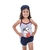 Pijama Infantil Feminino de Verão Regata Com Tapa Olho Mônica - comprar online