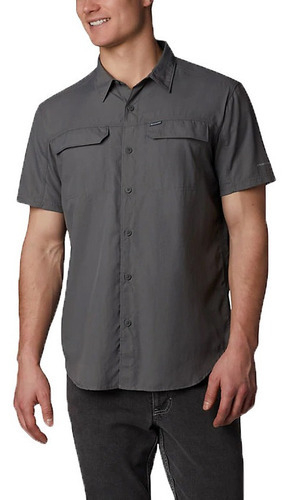 CAMISA COLUMBIA SILVER RIDGE MANGA CORTA HOMBRE (21-194)