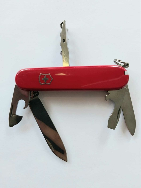 Victorinox Navaja De Bolsillo Spartan, 12 Usos Color Blanco