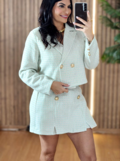 Imagem do Conjunto Tweed Blazer e Shorts Saia