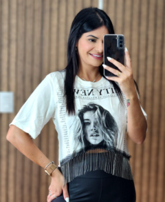 Cropped com corrente de Algodão - loja online