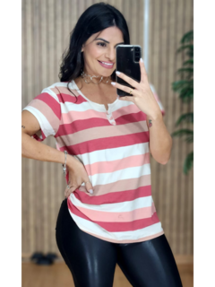 Blusa Lola Listras Plu