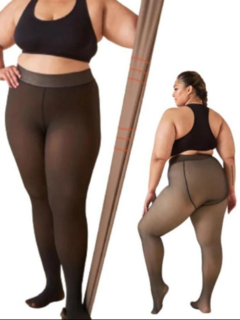 MEIA CALÇA TÉRMICA DE LÃ TRANSLÚCIDA - INVERNO Plus Size - comprar online