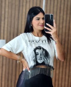 Cropped com corrente de Algodão - comprar online