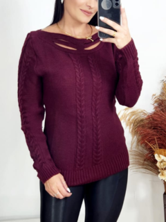 Imagem do Blusa Tricot Marcia Gola Canoa