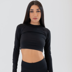 Top Raglan Negro - comprar online