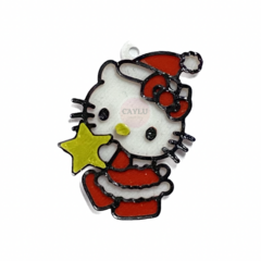 Dije 3D kitty navidad 1u