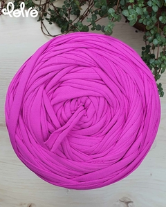Fio de Malha Residual Lelê Crochê Lycra - Pink Neon - comprar online