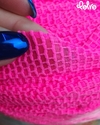Fio de Malha Residual Lelê Crochê Lycra - Pink Neon Especial