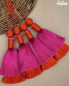 Tassel Sedução - Pink/Laranja