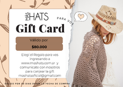 Gift Card $80.000 (leer descripción)