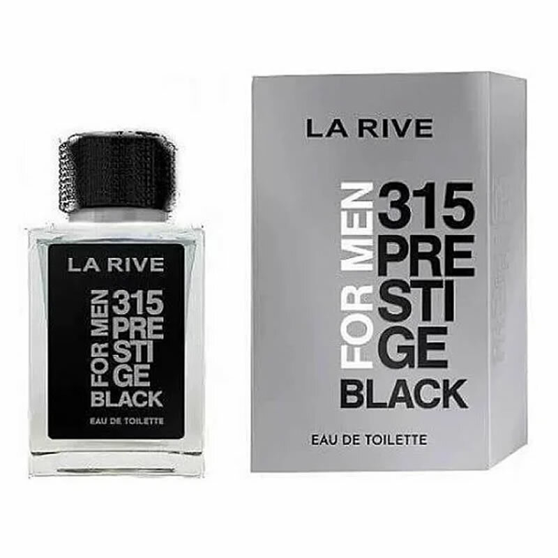 315 PRESTIGE BLACK - LA RIVE - PERFUME MASCULINO - EDT (REF. OLFATIVA - 212  VIP BLACK)